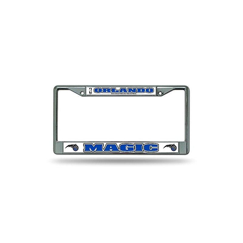 Orlando Magic - 12" x 6" Standard Size - Chrome