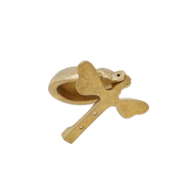 Infinity Decor Door Knocker Bumble Bee Made of Polished Brass