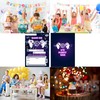 16 Pack Birthday Party Game Invitation Cards with Envelopes, Perfect