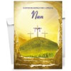Nan Religious Easter Card - Christian Easter Card - A5
