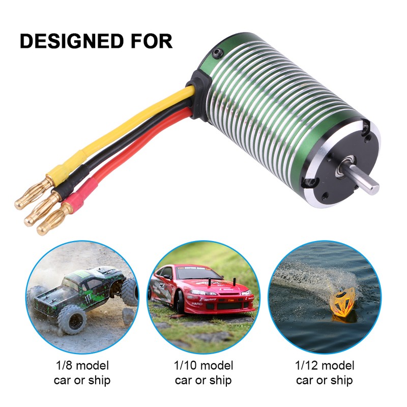 1pc 3665 3600KV 4500KV 4 Poles Motor RC Part for