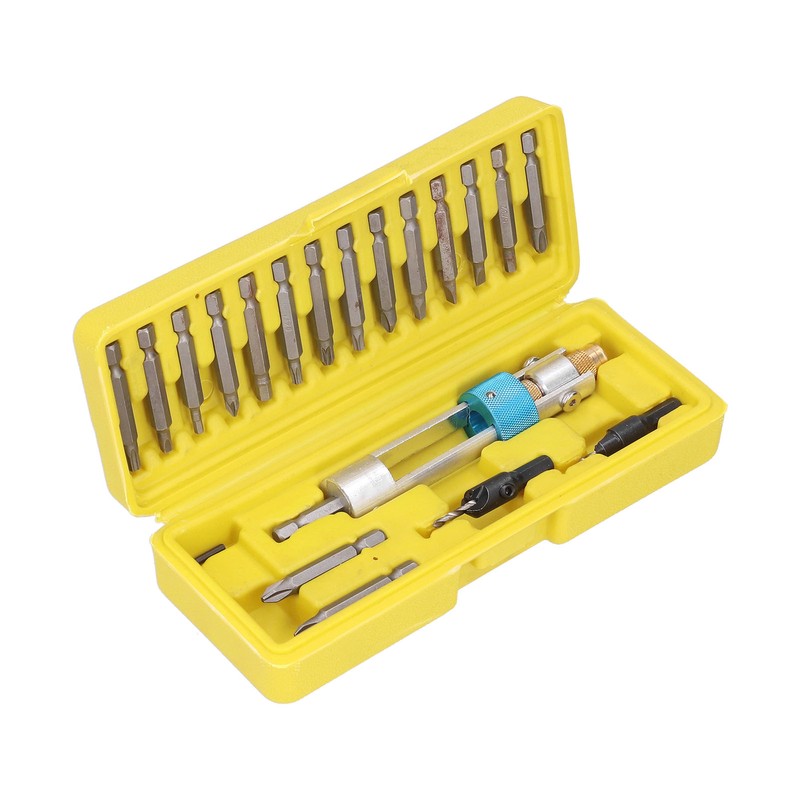 20Pcs/Set Countersink Drill Bit High Speed Steel Screwdriver Bits Screw