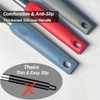 2 Pack Spatulas, Solid & Slotted Silicone Spatula Set, Stainless