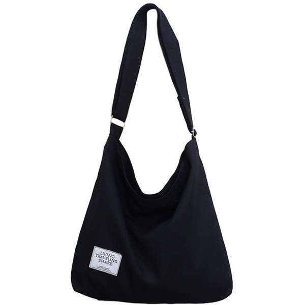 Aquamie Tote Bag, Canvas Bag, Crossbody Hanging, Zipper, Commuting, Students,