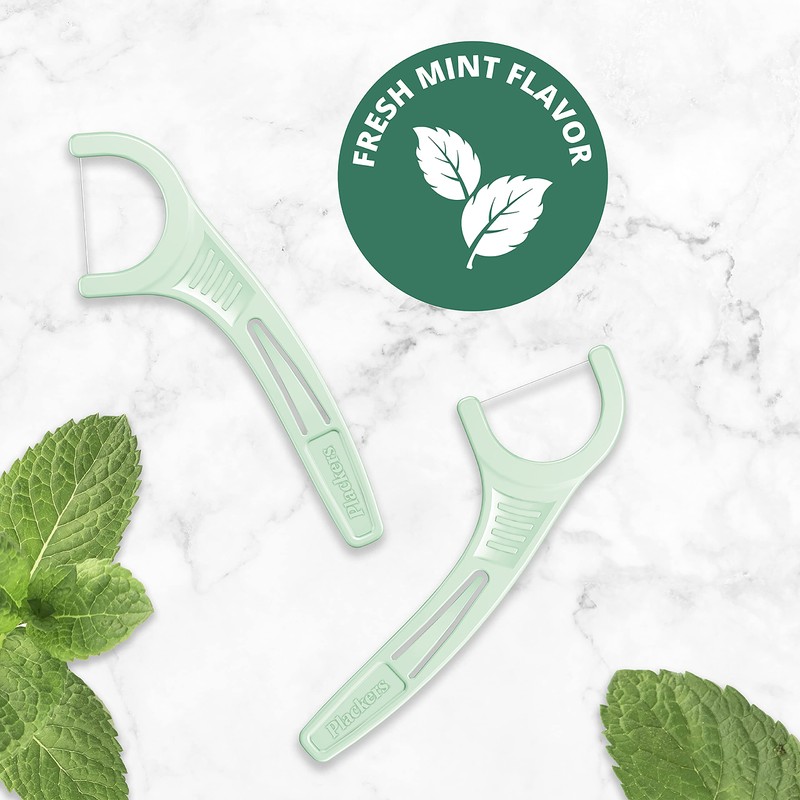 Plackers Micro Mint Dental Flossers, Travel Pack, Perfect Travel Size,