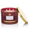M&SENSE Plaid Pattern 3 Wick Soy Candles,11.64 oz Large English