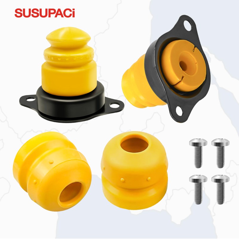 SUSUPACi M5570A 4Pcs Front and Rear Bump Stops Fit for