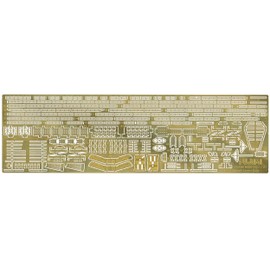 1/700 Grade Up Parts Series No.103 Japanese Navy aircraft carrier Kaga three-stage flight deck-time only etched parts