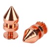 100 Sets Spiked Cone Spike Stud Rose Gold High Hardness