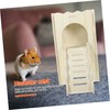 Totority Wooden Guinea Pig Hideout House with Ramp Multi Small