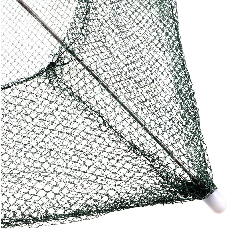 Red de Pesca Plegable Healeved de Nailon Verde para Peces