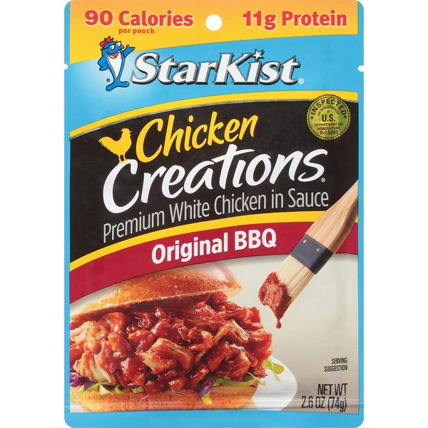 StarKist Chicken Creations Classic BBQ, 2.6 Oz, Pack of 12