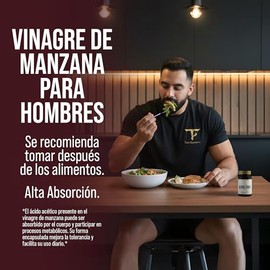 Vinagre de Manzana 100 Cápsulas – 500 mg por cápsula – Vegano – Apoyo Digestivo y Bienestar Diario - Sin Sabor - Digestión - Fácil de Tomar - Cápsula 