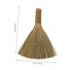 ULTECHNOVO 3pcs Small Desktop Broom Manual Short Handle Whisk Brush