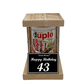 Duplo Bar - Emergency Reserve - Metal Grille - (10 x 18.2 g) Happy Birthday 43 - 43rd Birthday Gift