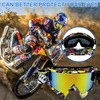 dcas Cool Colourful Motorcycle Goggles, Adjustable UV Protection, Windproof, Anti-Fog