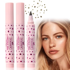 Erinde Liquid Freckle Pen, Fake Freckles Makeup, Natural Look Face Freckle, Waterproof Kawaii Face Makeup, Longlasting # Soft Brown