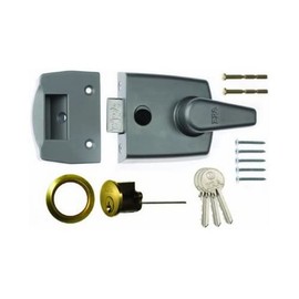 ERA 60mm High Security Replacement Nightlatch - Grey Body