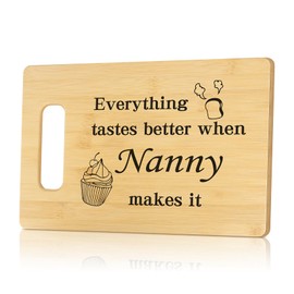 Nanny Gifts,Gifts for Nanny Cutting Board,Nanny Christmas Mothers Day Birthday Thanksgiving Gift,Nanny Gifts for Grandma,Best Nanny Ever Gifts,Nanny Gifts for Mothers Day 7.8 X 11.8 Inch