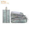 HARFINGTON 4pcs Compression Packing Cube for Suitcases Lightweight Luggage Organizers