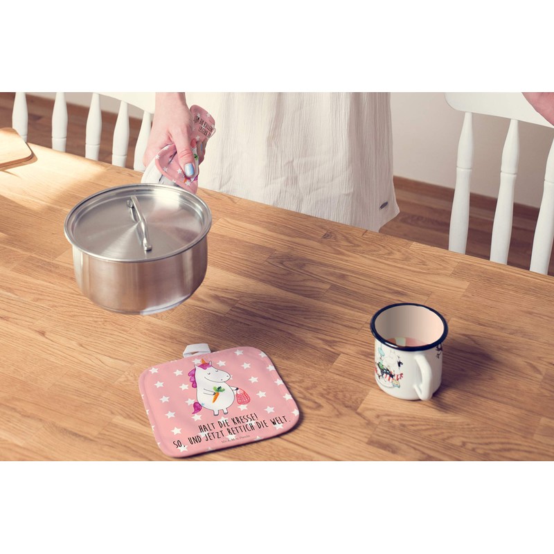 Mr. & Mrs. Panda Set of 2 Pot Holders Unicorn