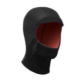 Mystic Watersports - Surf KiteSurf & Windsurfing Roam 3mm Wetsuit Hood - Black - Easy Stretch