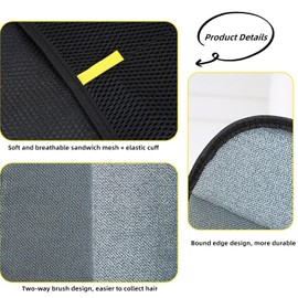 Pet Hair Removal Glove for Cats & Dogs, 2025 New Upgrade Efficient Grooming Gloves for Pet Hair, Reusable Cat Dog Electrostatic Hair Remover Grooming Glove Tool (3pcs)