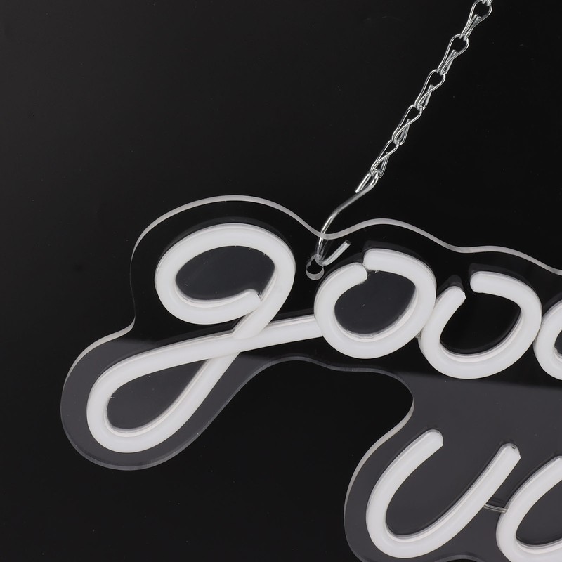 Neon Sign Good Vibes LED Light Acrylic USB Powered Wall