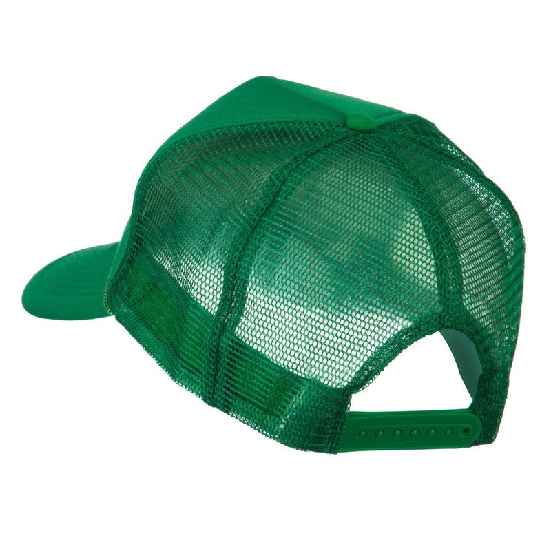 Foam Front Golf Style Mesh Back Cap - Kelly OSFM