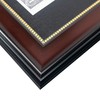 GMFrames Mahogany Dollar Bill Frame with Black Mat or Display