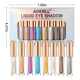 Juego De Sombras De Ojos Líquidas De 8 Colores