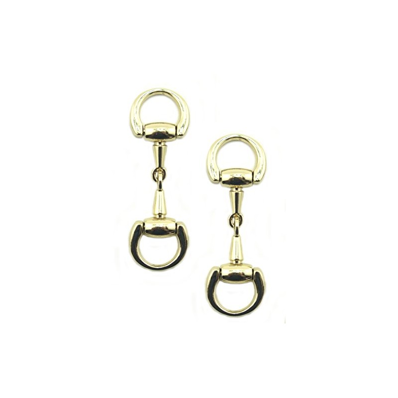 HAND® No. 1146 Pretty Polished Gold Equestrian Buckles for Shoes,
