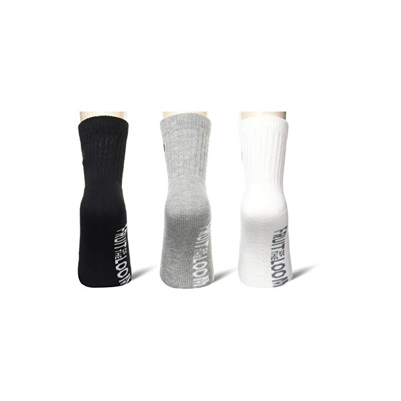 Fruit of the Loom Unisex Adult Quarter-Length Embroidered Sole Pile