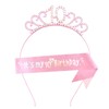 Set Fascia e Corona Compleanno per Ragazza 10 Anni, Accessori