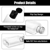 QTLCOHD 120 Pack 1 Oz Plastic Refillable Bottles with Flip