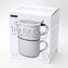 FORLIFE Tea for One with Infuser 14 ounces, White