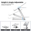 AboveTEK Laptop Stand, Adjustable Portable Computer Riser, Ergonomic Aluminum Notebook