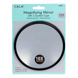 Cala Espejo De Maquillaje Con Aumento 10x Con 2 Ventosas