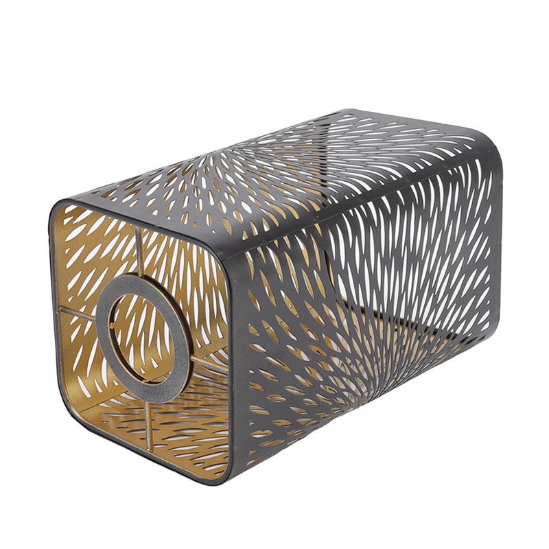 Lamp Shade Wrought Iron Hollow Design Modern Style Detachable Table