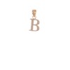 Unbranded 10k Yellow Gold Polished B Block Initial Pendant