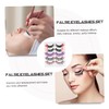 IWOWHERO Vivid Fake Eyelashes Curl Mixed Use Lightweight Easy to