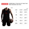DRSKIN Men's 2 Pack Dry Fit Y-Back Muscle Tank Tops