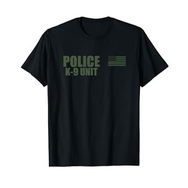 Police K-9 Unit On Duty Uniform T-Shirt