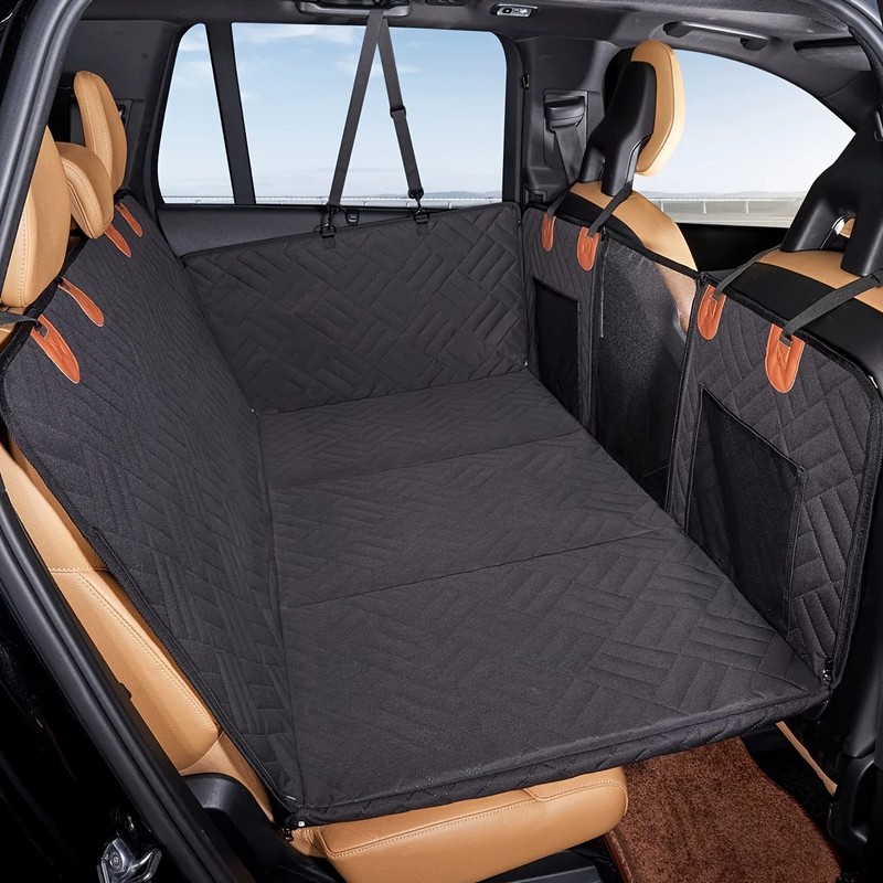 Dog Car Seat Cover for Travel – Waterproof Back Seat