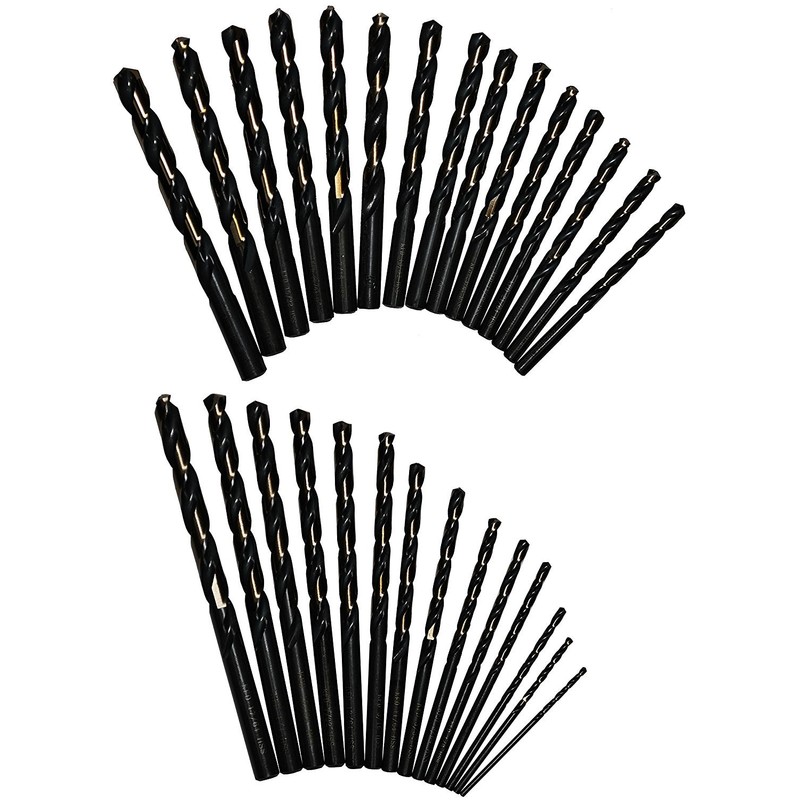 KFD29J-PC KFD 29-Piece High-Speed Steel Jobber Length Drill Bit Set
