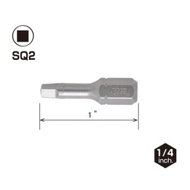 VESSEL Neck Torsion Insert Bits SQ2X25.4 25PC (Bulk)