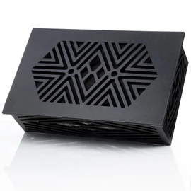 Saillong Doorbell Chime Cover - Universal Decorative Wood Box With Extra Self-Adhesive Tape - Easy to Install for Home (Black)