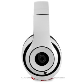 Skin Decal Wrap Works with Beats Studio 2 and 3 Wired and Wireless Headphones Solids Collection White Skin Only Headphones NOT Included