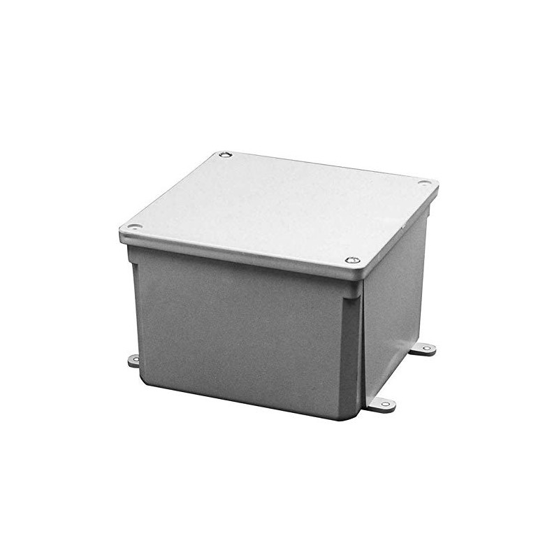 Cantex 5133710U 6 "X6 X4 PVC Bulk Junction Box, 1-Pack,