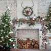 Artiflr 6FT Pine Christmas Garland with Berries Pinecones Spruce Eucalyptus